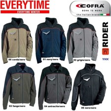 Giacca in pile con zip da lavoro COFRA RIDER edilizia industria logistica