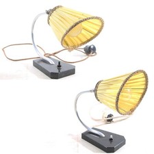 2 X Lampada Da Tavolo Vintage