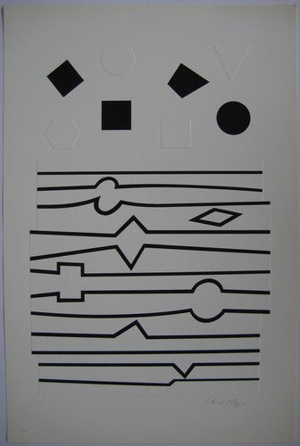 Vasarely sérigraphie new york - vasarely, new-york