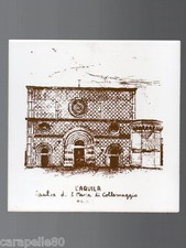 PIASTRELLA CERAMICA MARAZZI L'AQUILA Basilica di S. Maria di Collemaggio