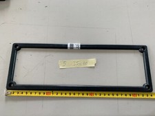 Cornice targa anteriore plastica 35x12 nera anni 70/80/90 Fiat auto d'epoca 