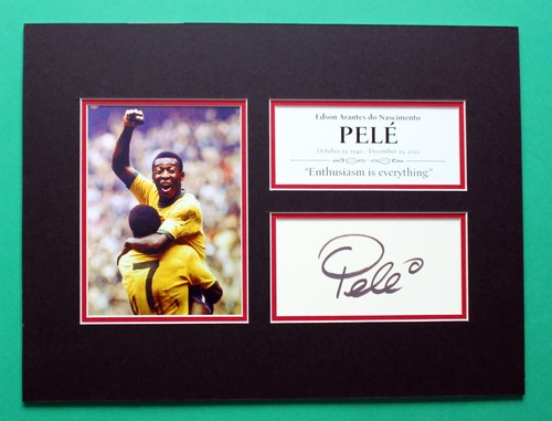 Pele autograph masterly - pele,