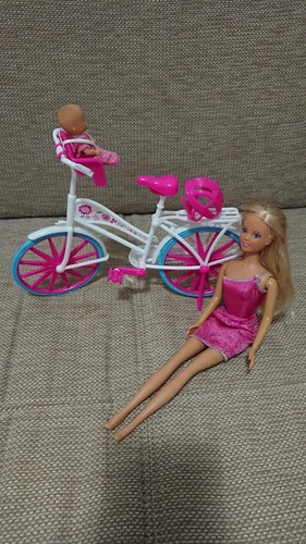 Barbie lot bicicletta - barbie,