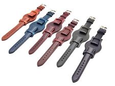 Cinturino bund vera pelle  aviatore compatibile winchester hamilton 18 20 22 mm