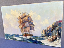 Grande dipinto antico olio