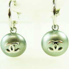 CHANEL CC Logos Round Hoop