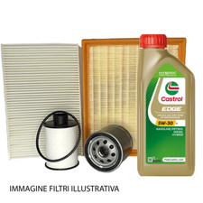 KIT TAGLIANDO + 6LT OLIO MERCEDES CLASSE A W169 / CLASSE B W245 160 180 200 CDI