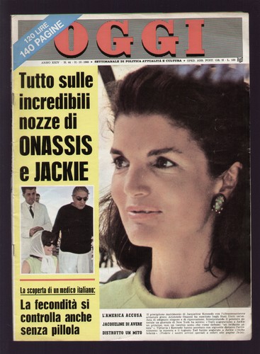 Oggi 1968 jackie kennedy - 44/1968,
