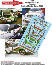 DECALS 1/24 REF 0329 PORSCHE