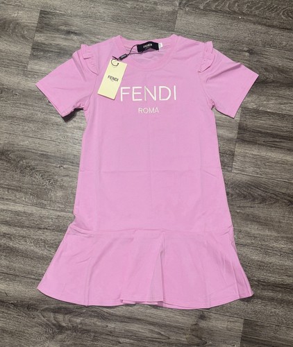 Vestito fendi rosa bambina - vestito,