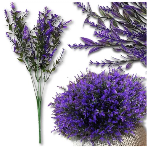 Fiori viola artificiali 12 - viola,