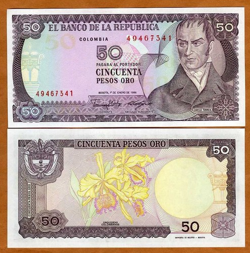 Colombia pesos oro - colombia,, oro,