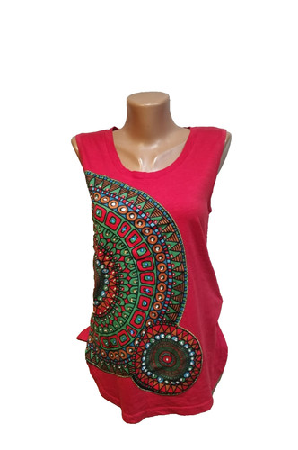 Canotta desigual rossa - desigual,