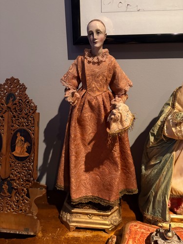 Antica madonna calva epoca - antica,