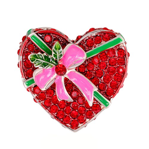 Spilla cristallo bavero - , fiore