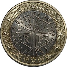 FRANCE 1 EURO 1999 ARBRE VIE