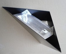 Applique ad angolo GRANDE VOGUE STUDIO, in ALLUMINIO NERO R7S 200W