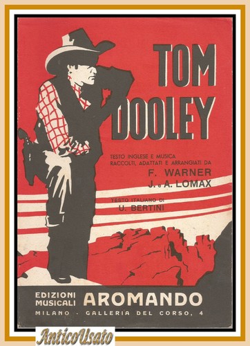 Tom dooley spartito per - per, canto