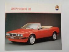 MASERATI SPIDER E Depliant pubblicitario
