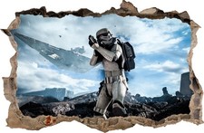 ADESIVI MURALI STAR WARS BUCO