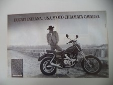 advertising Pubblicità 1987 MOTO DUCATI INDIANA 650