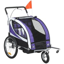 HOMCOM Rimorchio per Bici per