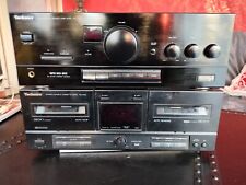 TECHNICS SU-X102 Amplificatore + Technics RS-X102 doppia piastra cassette