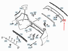MERCEDES-BENZ B W242 Paraurti