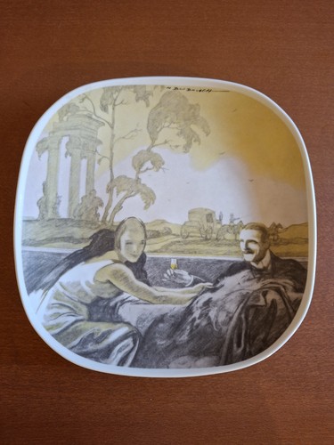 Piatto manifesti epoca - piatto, d'epoca