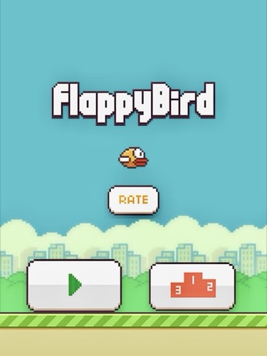 Flappy bird poster - flappy,