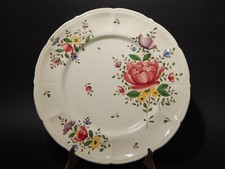 VINTAGE RARO VASSOIO MAIOLICA CERAMICA PAGANI VECCHIA LODI DIPINTO MANO