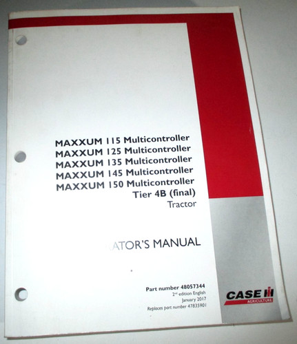 Case maxxum 115 125 - maxxum, 145