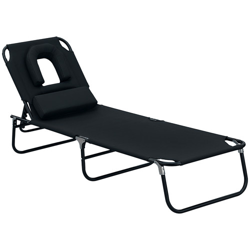 Outsunny lettino prendisole - lettino,
