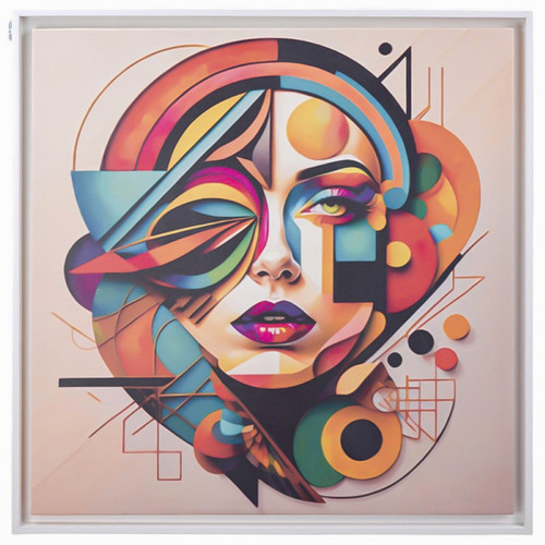 Quadro tela con - tela, cornice