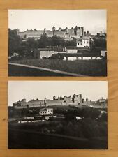 Fotografie CARCASSONNE Cittadella Francia Meridionale - anni '50 originali 6x9cm