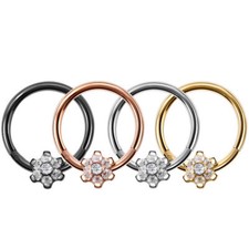 Anello naso finto acciaio