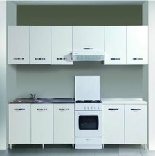 KIT CUCINA COMPONIBILE PERSONALIZZABILE SU MISURA BASE PENSILE BIANCO CUCININO