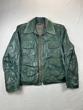 Giacca pelle vintage 42 uomo