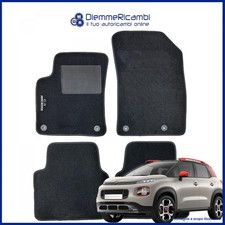Serie 4 TAPPETI - TAPPETINI in Moquette Neri per CITROEN C3 AIRCROSS - 2017-2025