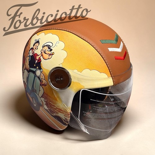 Casco vintage pelle - casco,