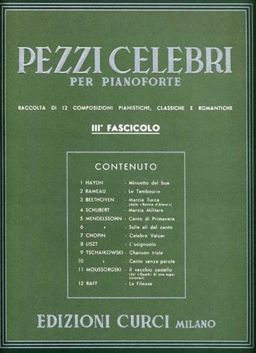 Pezzi celebri vol - pezzi,