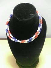 COLLANA FINTI CORALLI BIANCO