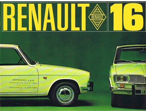 Brochure depliant auto renault - brochure,