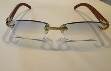 Occhiali Rimless Gold Frame