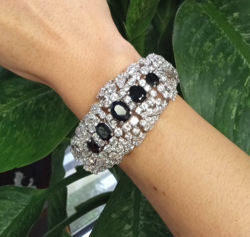 Bracciale david webb platino - david,