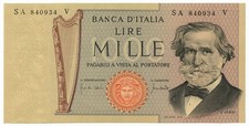 1000 LIRE GIUSEPPE VERDI II