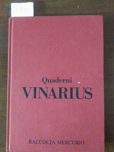 Quaderni vinarius autori - quaderni,