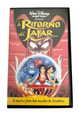 Disney Il Ritorno di Jafar Vhs Italiano Cartoni Animati Originale Film Aladdin