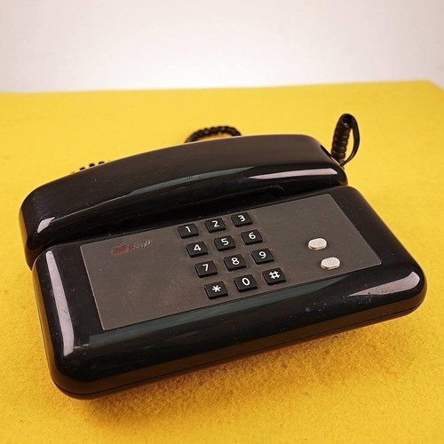Telefono sip vintage nero - telefono,