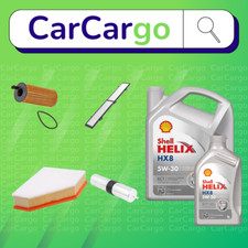 KIT TAGLIANDO BMW SERIE 3 320CD DIESEL 2005-2007 OLIO ARIA ABITACOLO CARBURANTE + OLIO GUSCIO